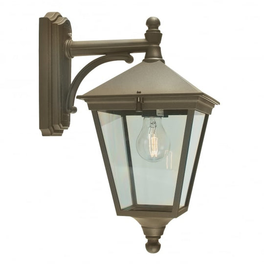 Turin Down Wall Lantern Black/Gold