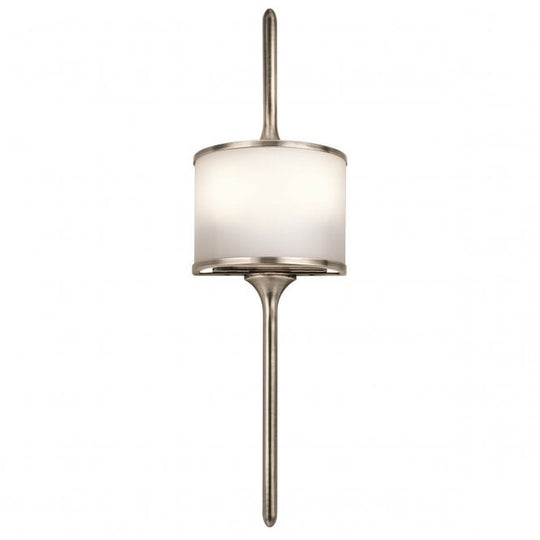 Mona Small 2 Light Wall Light In Classic Pewter Finish