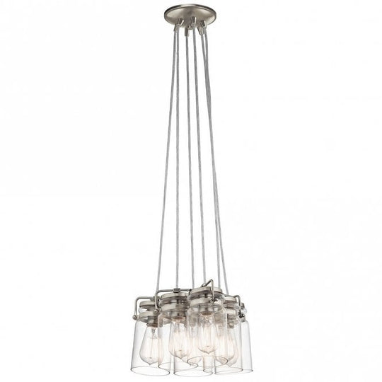 Brinley 6 Light Pendant - Brushed Nickel