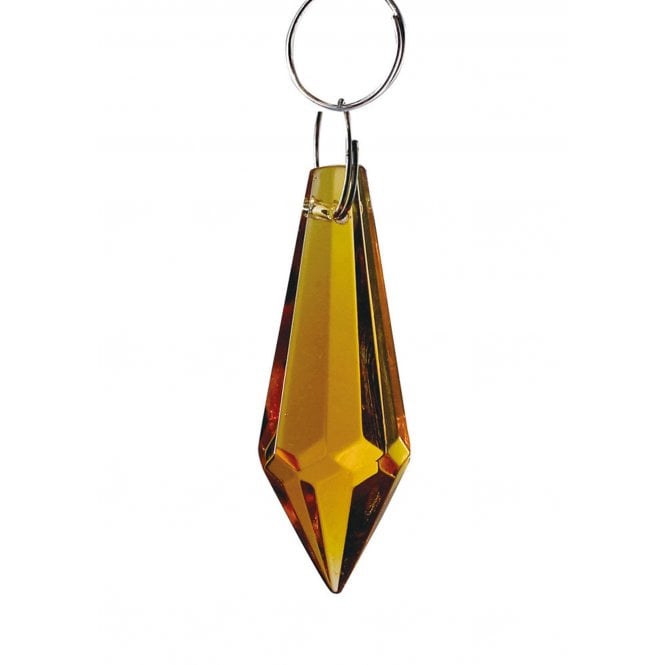 Diyas C70053 Crystal Drop Without Ring Amber 36mm