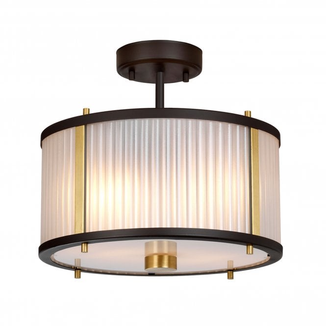 Corona 2 Light Pendant - Museum Bronze