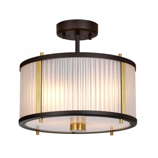 Corona 2 Light Pendant - Museum Bronze