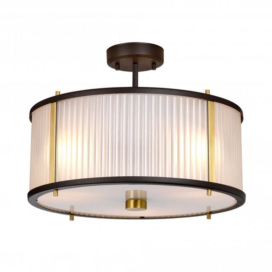 Corona 3 Light Pendant - Museum Bronze