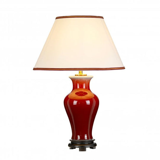 Majin 1 Light Table Lamp With Tall Empire Shade