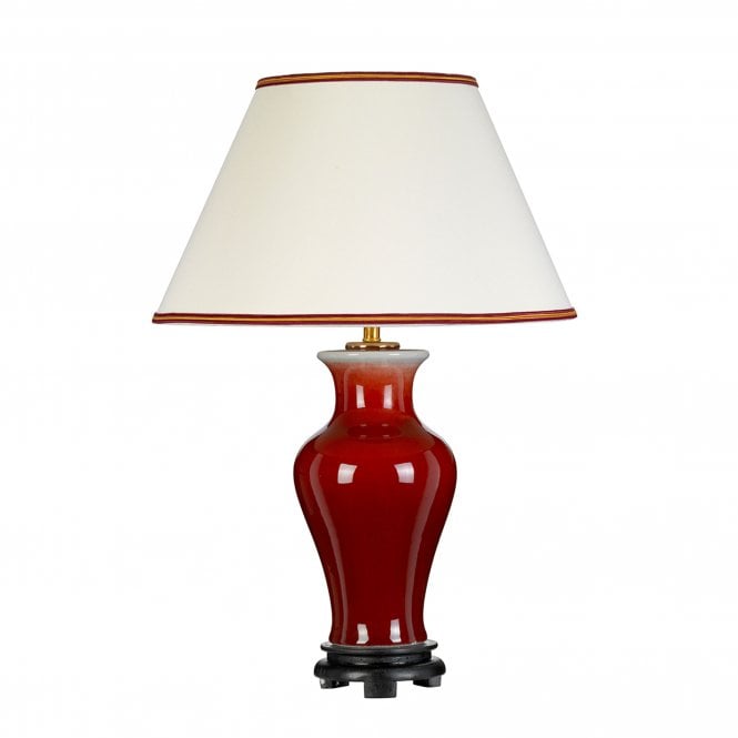 Majin 1 Light Table Lamp With Tall Empire Shade