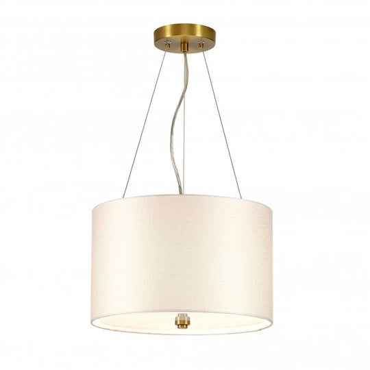 Pearce 14" Pendant with Aged Brass Ceiling Pan