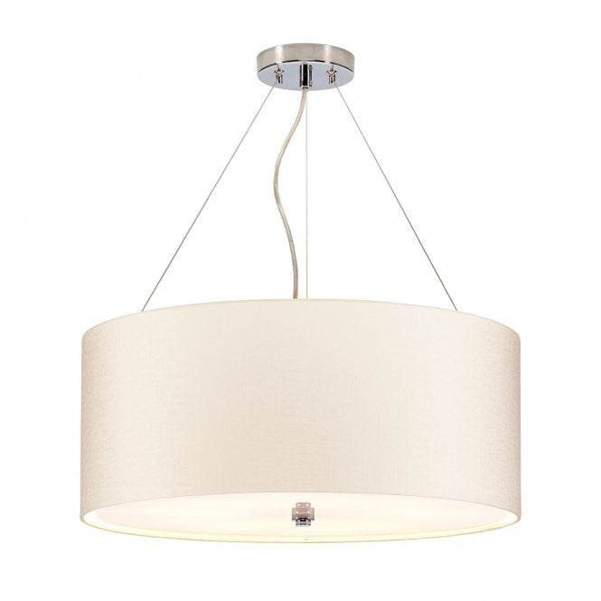 Pearce 22" Pendant with Polished Chrome Ceiling Pan