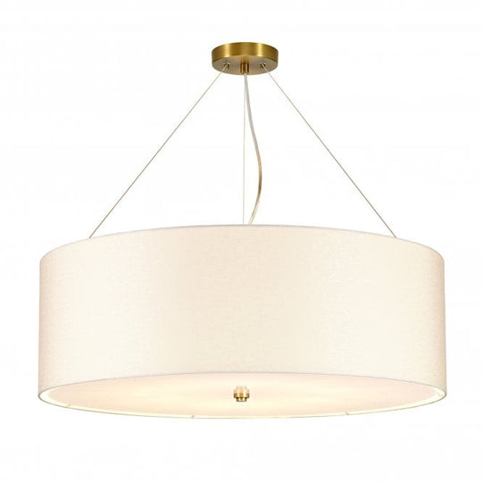 Pearce 30" Pendant with Aged Brass Ceiling Pan