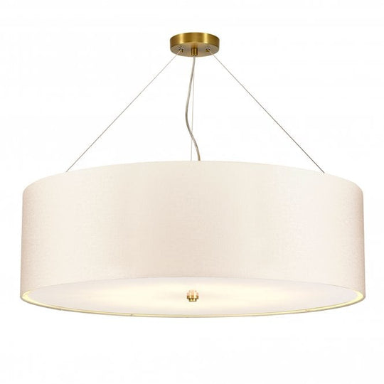 Pearce 34" Pendant with Aged Brass Ceiling Pan