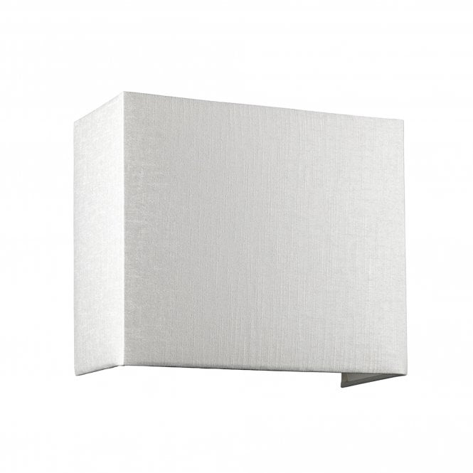Riley Medium Square Wall Light with Polished Chrome Back Plate