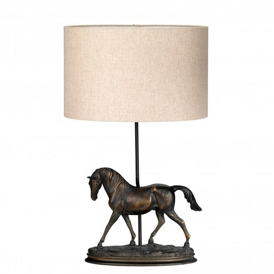 Spirit 1 Light Table Lamp With Oval Shade
