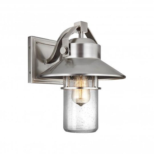 Boynton Medium Wall Lantern Painted Brushed Steel