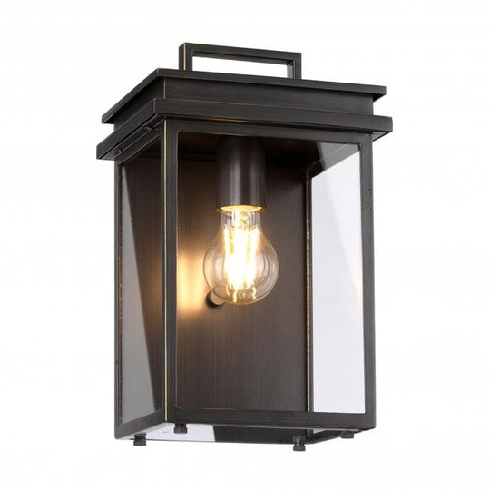 Glenview 1 Light Wall Lantern Antique Bronze