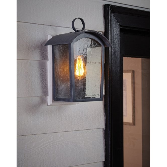 Hodges Large Wall Lantern Ash Black