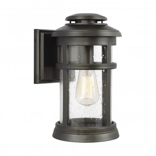 Newport 1 Light Wall Lantern Antique Bronze