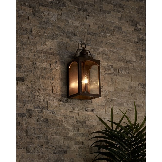 Randhurst 3 Light Large Wall Lantern Copper Oxide
