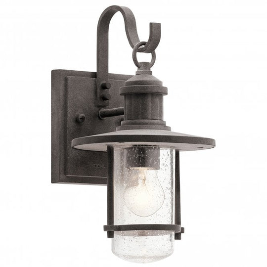 Riverwood Small Wall Lantern Weathered Zinc