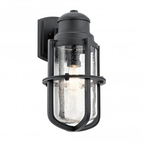 Suri 1 Light Wall Lantern Textured Black