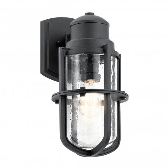 Suri 1 Light Wall Lantern Textured Black