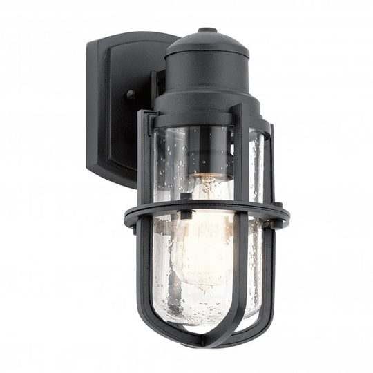 Suri 1 Light Wall Lantern Textured Black