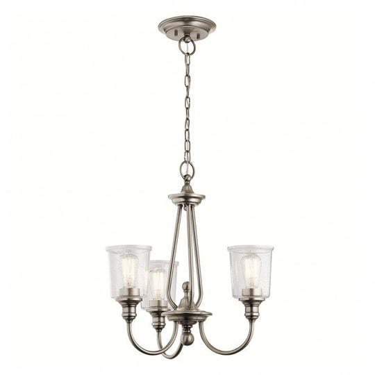 Waverly 3 Light Chandelier - Classic Pewter