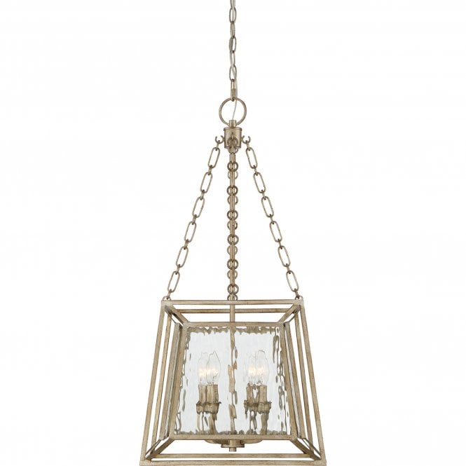 Lakeside 4 Light Pendant Vintage Gold