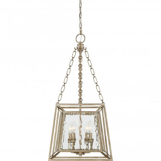 Lakeside 4 Light Pendant Vintage Gold