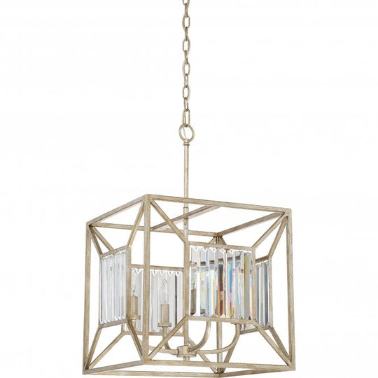 Lakeside 4 Light Pendant Vintage Gold