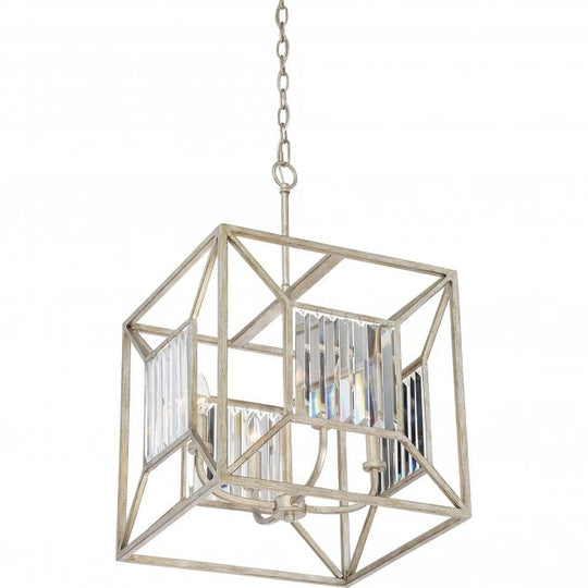 Lakeside 4 Light Pendant Vintage Gold