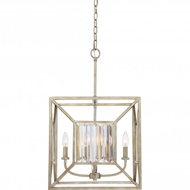 Lakeside 4 Light Pendant Vintage Gold