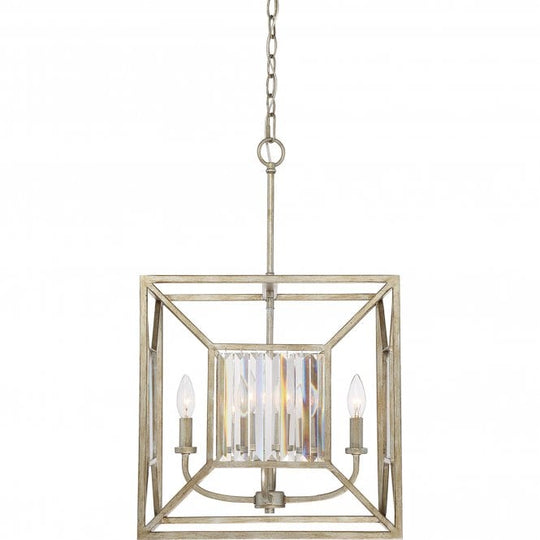 Lakeside 4 Light Pendant Vintage Gold
