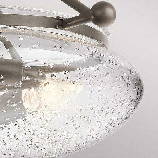 Belle 3 Light Semi-Flush Mount Ceiling Light Olde Bronze