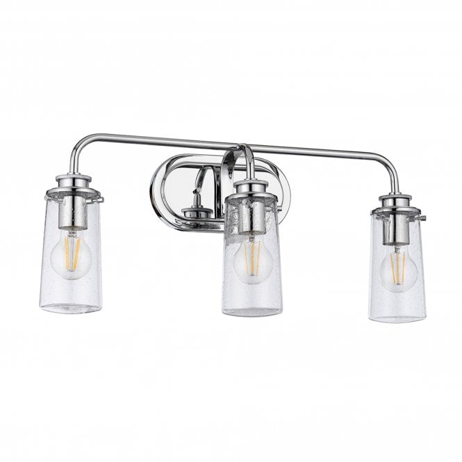 Braelyn Triple IP44 Wall Light Polished Chrome