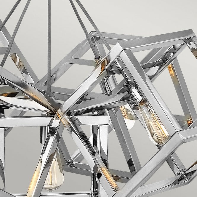 Ensemble 5 Light Pendant Polished Nickel