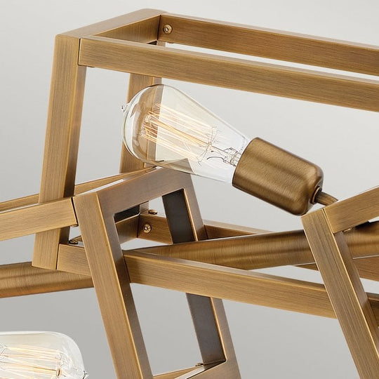 Ensemble 6 Light Pendant Brushed Bronze