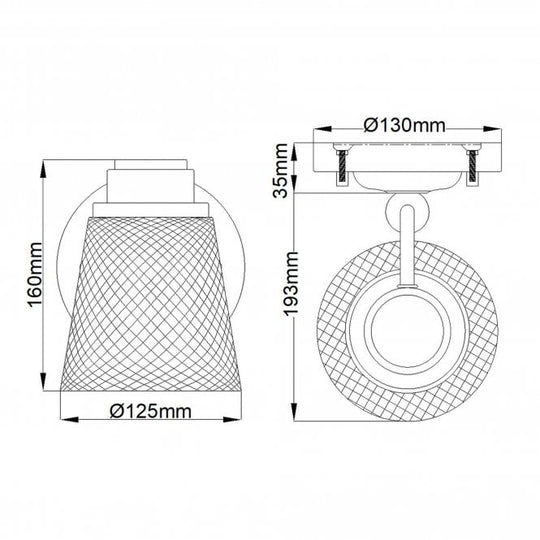 Hudson Single Bathroom Wall Light IP44 Polished Chrome