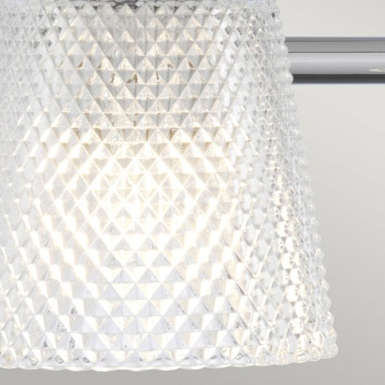 Hudson 4 Light Bathroom Wall Light IP44 Polished Chrome