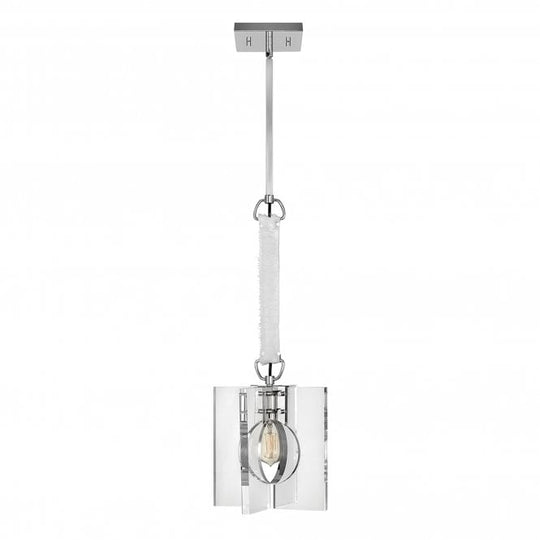 Ludlow Single Pendant - Polished Nickel