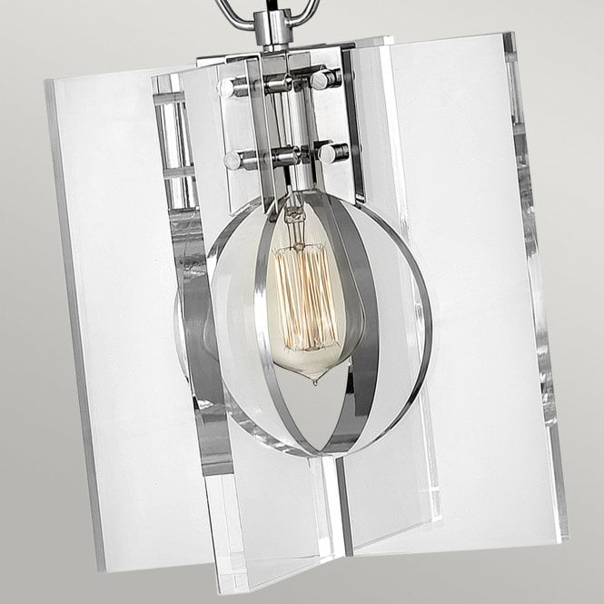 Ludlow Single Pendant - Polished Nickel