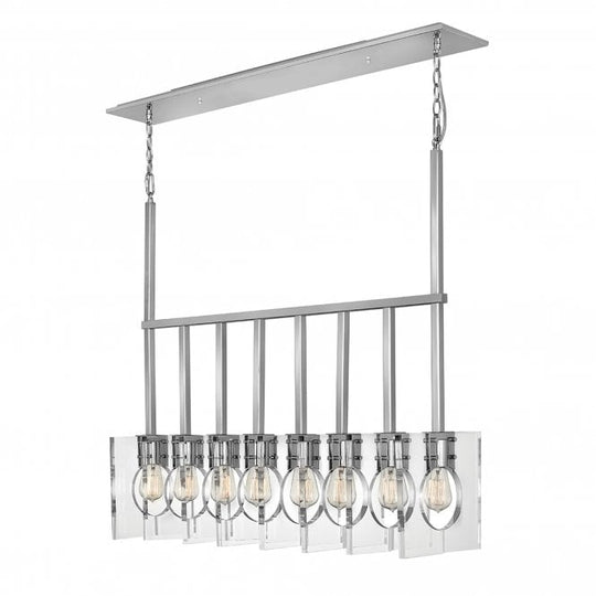 Ludlow 8 Light Pendant - Polished Nickel
