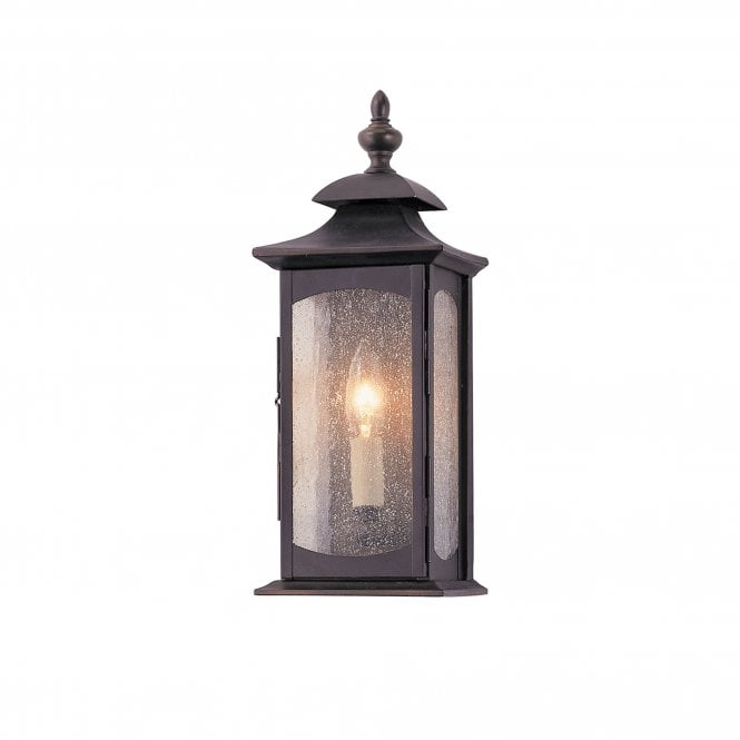 Market Square Small 1 Light Wall Light IP44 Oil Rubbed Bronze