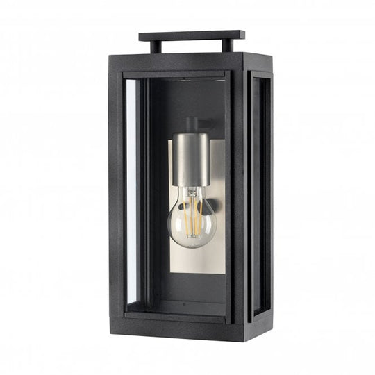 Sutcliffe 1 Light Small Wall Lantern Aged Zinc