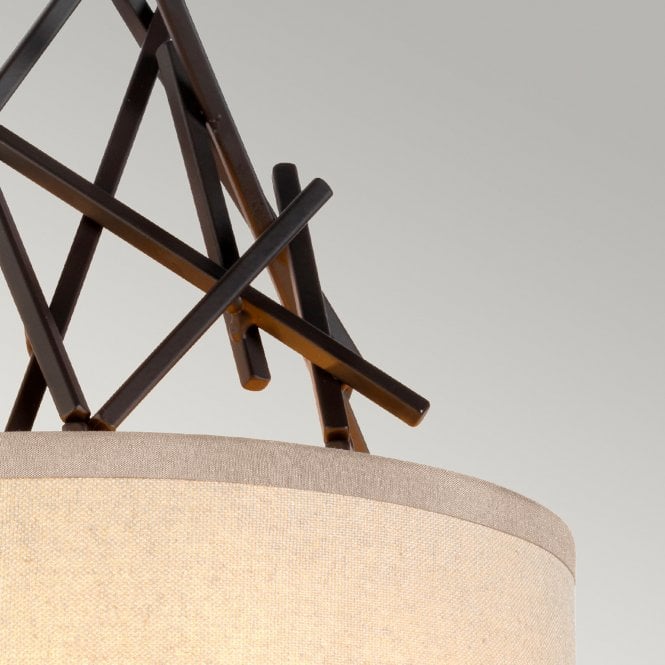 Taiko 2 Light Wall Light Olde Bronze