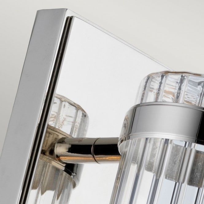 Wellington Single IP44 Barthroom Light Wall Polished Chrome