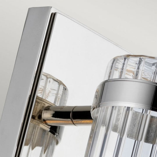 Wellington Single IP44 Barthroom Light Wall Polished Chrome