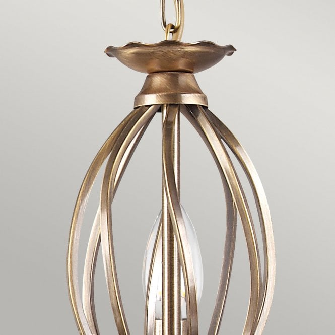 Aegean 5 Light Chandelier in a Aged Brass finish