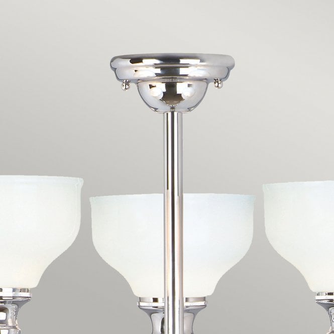 Bathroom Cheadle 3 light Chandelier with a chrome finish