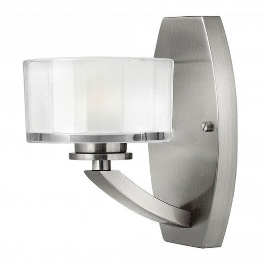 Merdian 1Lt Wall Light Brushed Nickel