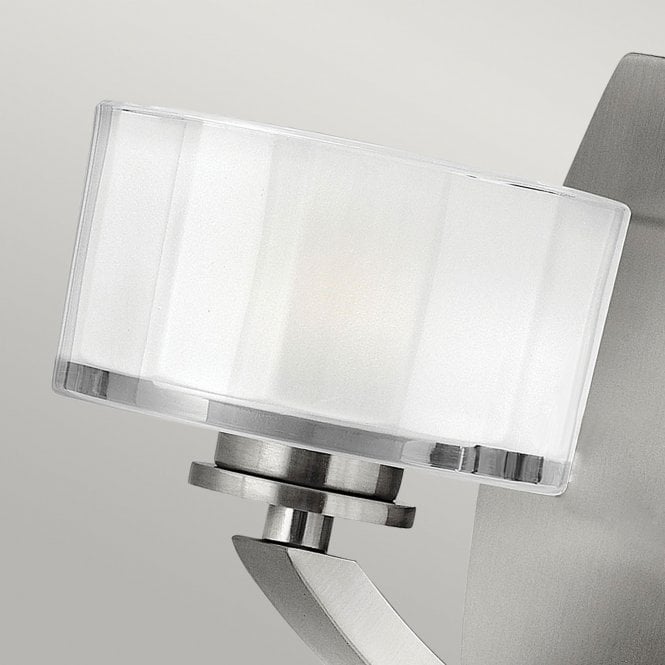 Merdian 1Lt Wall Light Brushed Nickel