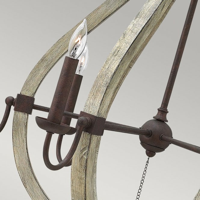 Middlefield 6Lt Chandelier Bronze Finishes